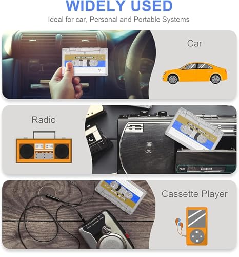 VOOCME Low Noise Audio Cassettes, Empty Audio Cassettes for Music Cassettes, Low Noise High Performance, 45/90 Minutes, Magnetic Tape, for... - Image 6