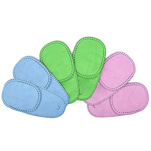 Adecco LLC 6pcs Amblyopia Eye Patches For Glasses, Kids Eye Patch,Strabismus, Lazy Eye Patch For Children (mix)