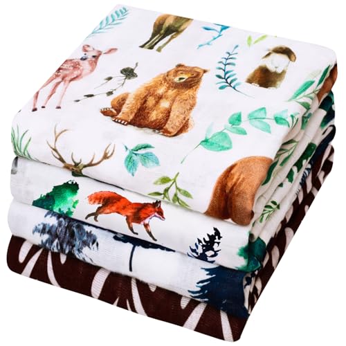 Image of Jola's House Baby Muslin Swaddle Blankets Gender Large Neutral Swaddles for Newborn Boy or Girl Light Receiving Blankets Newborn Infant Essentials for Mom (Animals)