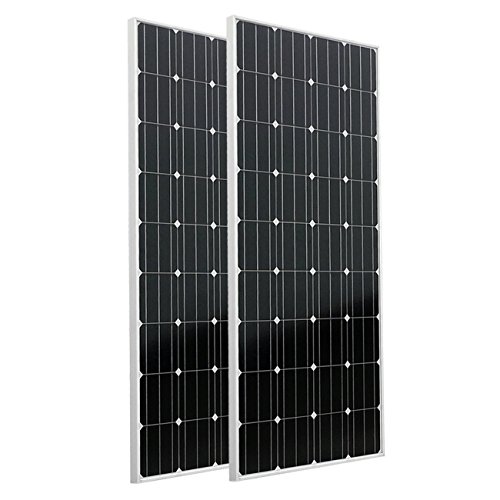 ECO-WORTHY 2PCS 150W 12V Monocrystalline Solar Panels Charge Battery