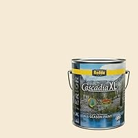 Vista 130 de Rodda Paint CASCADIA ZERO Interior Semi-Gloss Paint & Primer in One, Quart, Gold Tweed