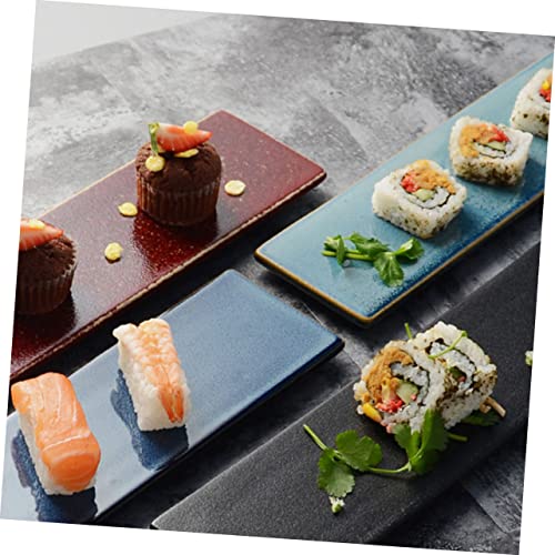 Plato elegante para sushi de cerámica MAGICLULU miniatura 4