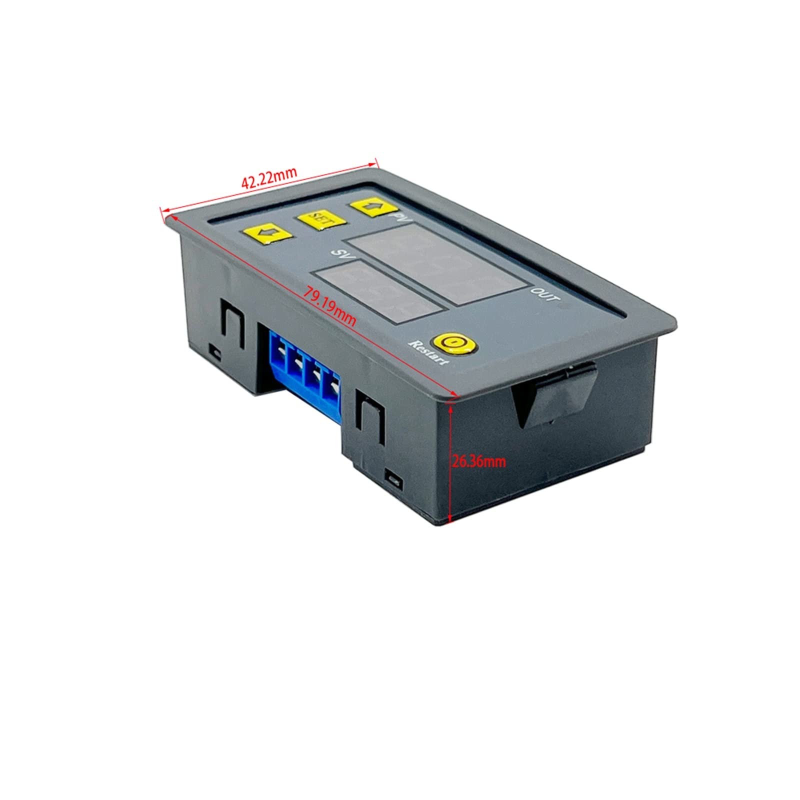 Temporizador Delay Encendido Apagado Módulo Relé Temporizador Akozon - DC 5V/12V/24V, Retardo Encendido/Apagado Ajustable, 0-24 Horas Temporizador Relé Ajustable