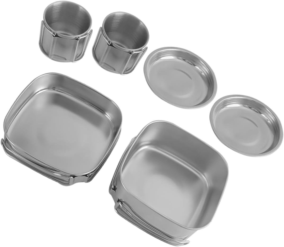 GALPADA Camping Supplies Nonstick Essentials Outdoor Pan Camper Camping Kettle Skillet Bowls for Long Handle