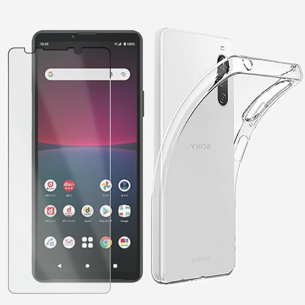 Amazon.co.jp: koda| Xperia 10 Ⅵ ケース 【液晶保護フィルム・クリア  