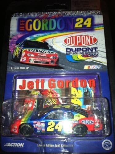 1999 Jeff Gordon #24 Rainbow Warriors Dupont Monte Carlo 1/64 Scale Diecast Car Action Racing Collectables Limited Edition