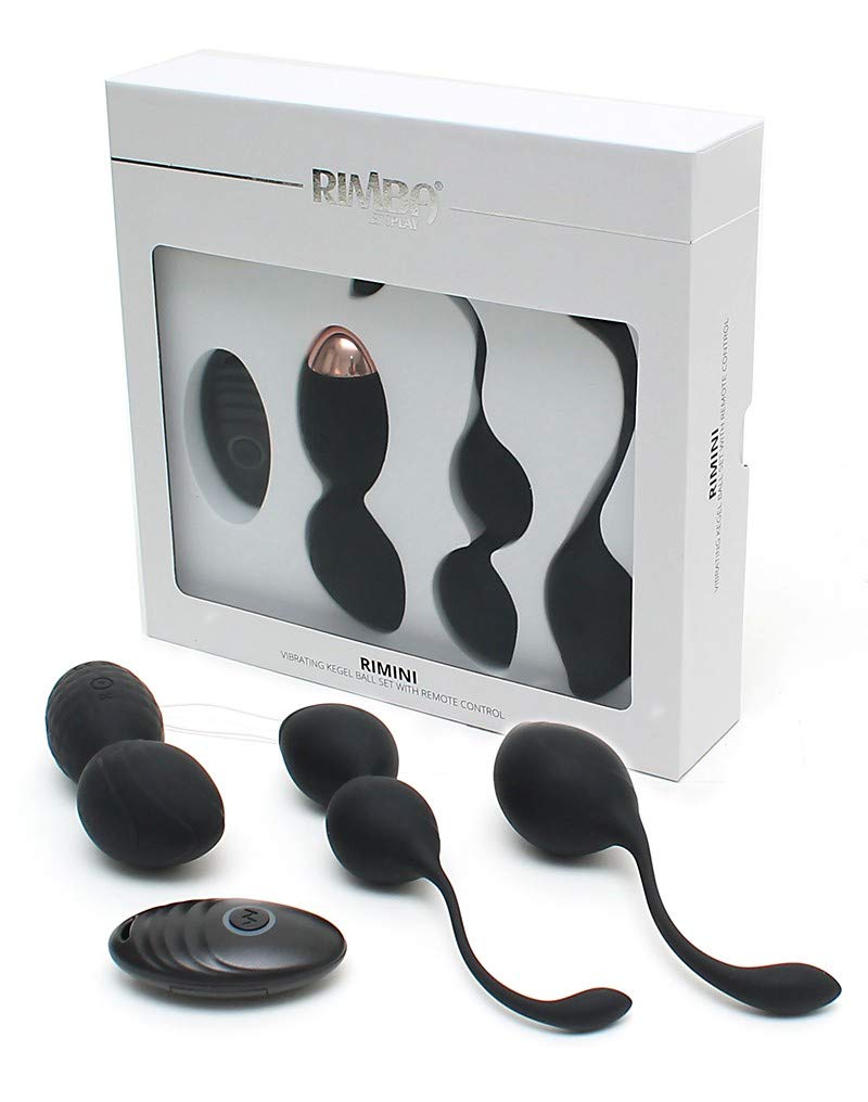 Rimba Rimini Boules de kegel Doré/Noir Ø 3.6 x 14.2 cm/Ø 2.9 x 16 cm/Ø 3.5 x 10.2 cm