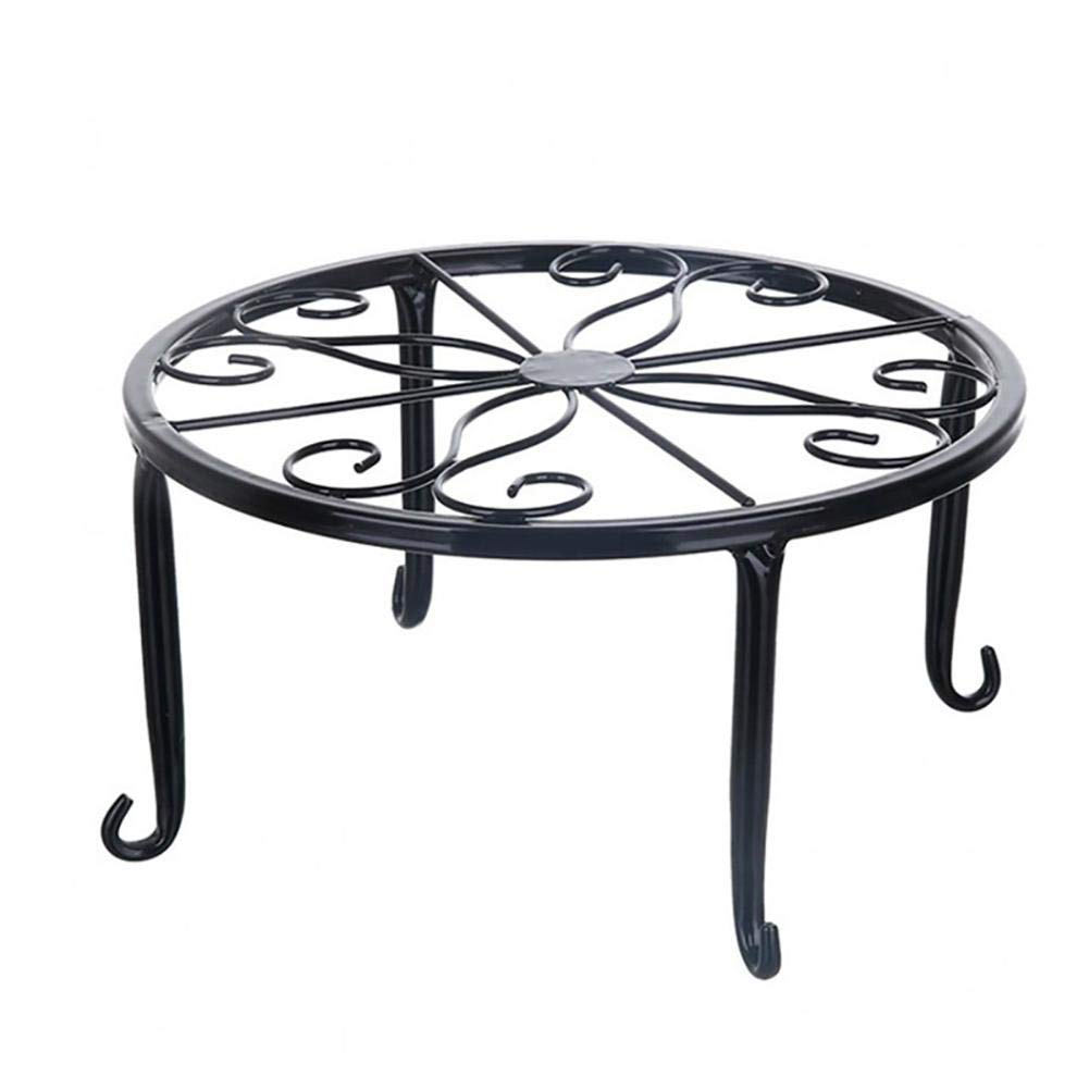 Demarkt Flower Stool Metal Flower Stand Decorative Flowers Shelves Plant Stand Plant Stand Modern Round Plant Table