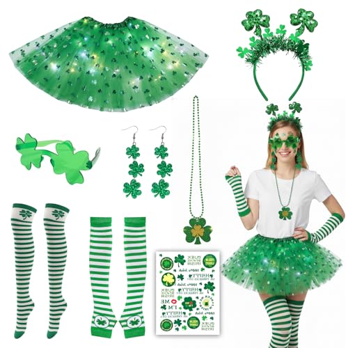 JFBNXB St Patricks Day Outfits for Women, 8pcs...