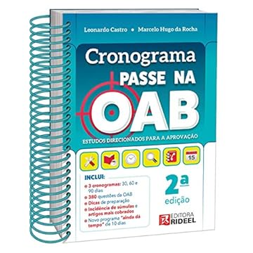 Capa do livro Cronograma Passe Na Oab