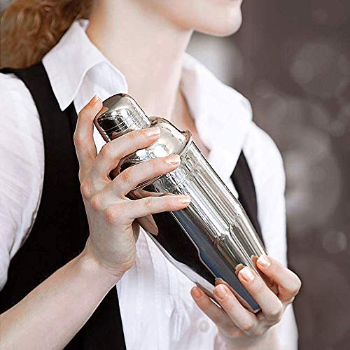 Cocktail Set 25 oz / 750 ml, Cocktail Shaker Edelstahl Cocktail Shaker Mixer Eingebautes Barkeeper Sieb mit Messbecher… - Image 7