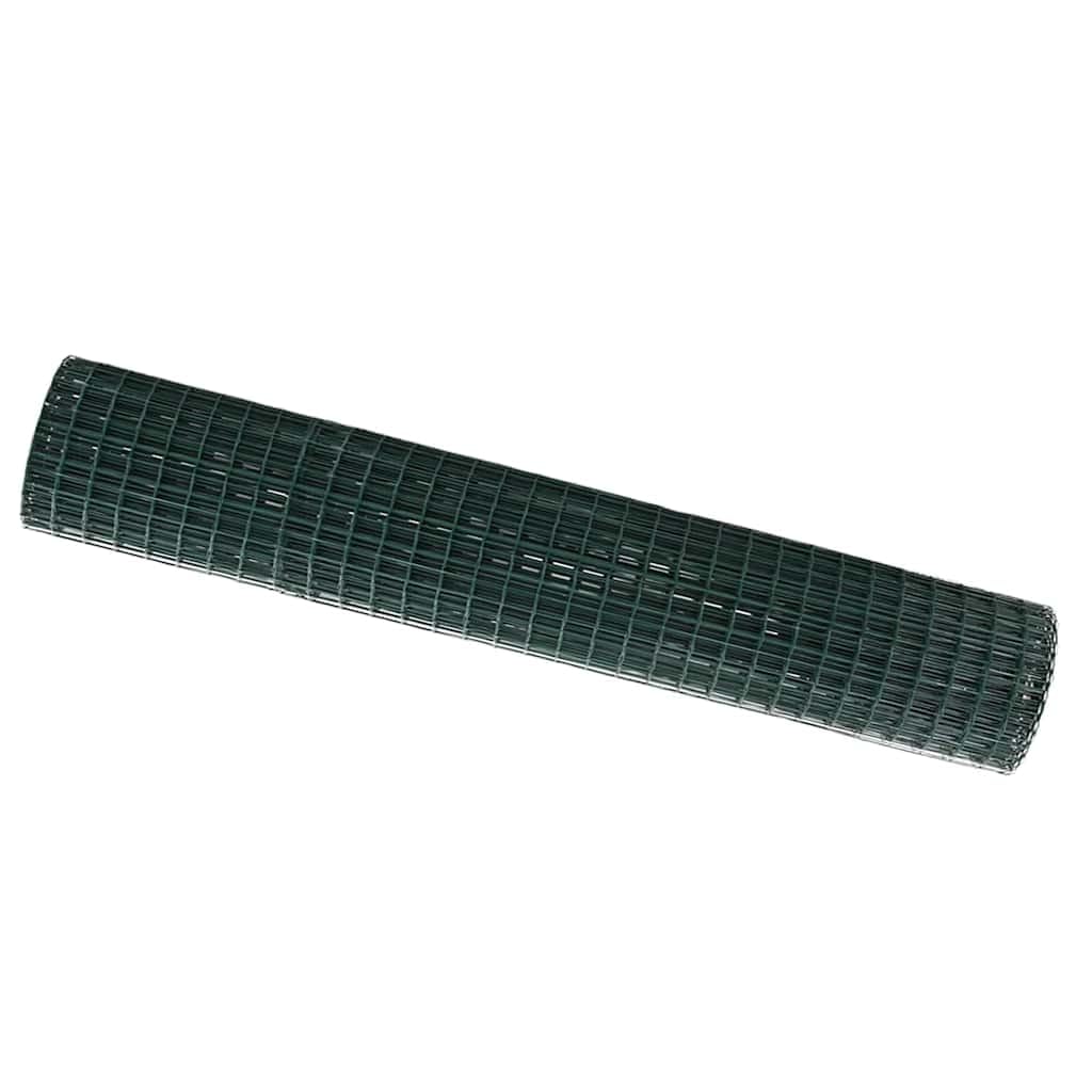 Euro Fence Green 1. 6 x 10m PVC-Coated Iron Garden Fencing Panel for Privacy, Rust-Proof Outdoor Metal Fence with Modern European Design for Terrace and Lawn Partition, Easy 2-Person Assembly