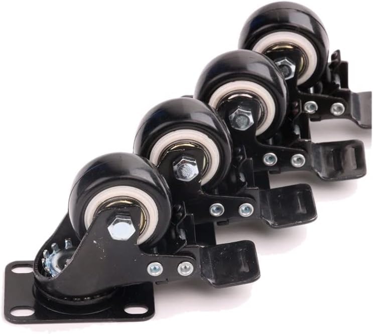 Castors Castors for Furniture Heavy Duty Swivel Castor 40mm 50KG Heavy Duty Swivel Castor 4PCS/Set Furniture Casters Office Chair Sofa Brake Furn