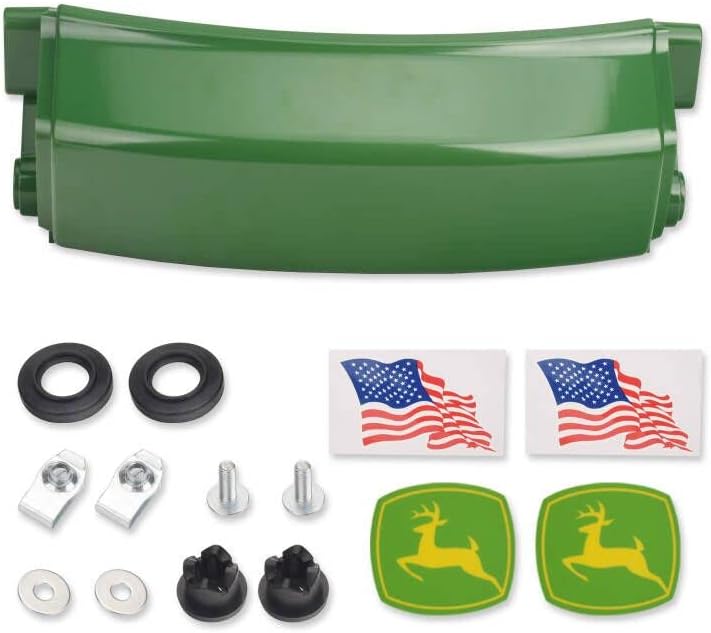 Lawn Mower Parts Hood Bumper Hinge Kit AM128998 Compatible with John-Deere LT133 LT150 LT155 LT160 LT166 LT170 - Replaces Old AM117725, Include Hardware M84971 19M7867 and 24H1122