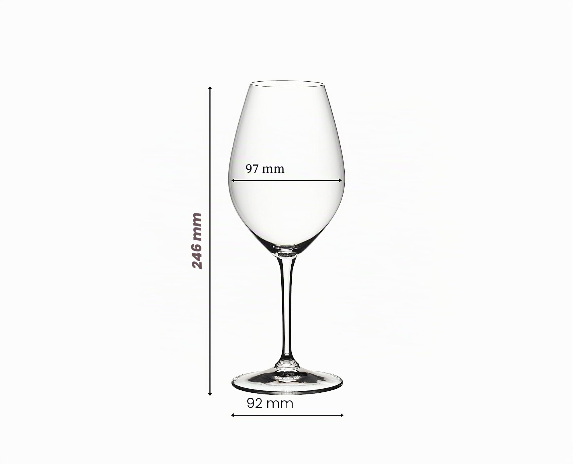 Riedel Wine Friendly Red Wine 002 Juego de 4 copas de vino tinto Copa de vino tinto 667 ml