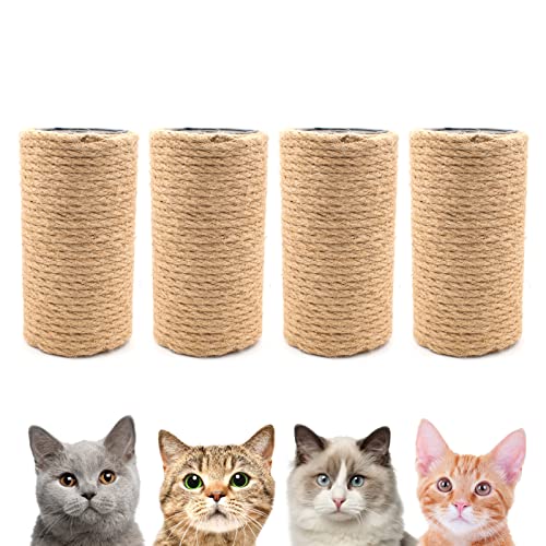 4PCS Natural Sisal Rope Cat Scratching Post - 5
