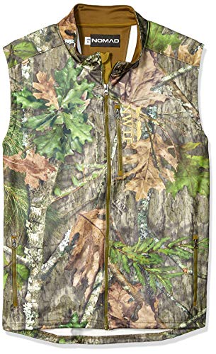Nomad NWTF Fleece Vest, Mossy Oak Obsession, Small