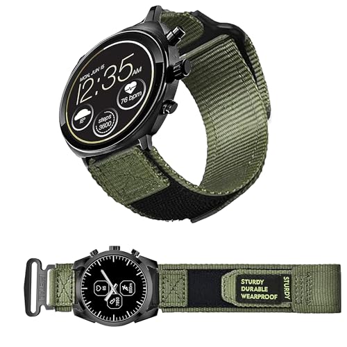 Correa de nylon 22mm para Citizen CZ Smartwatch miniatura 4