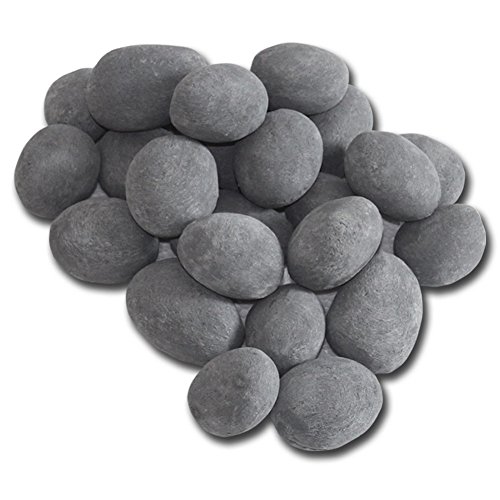 24 piezas de piedras cerámicas, quemador de bioetanol de gel gris para decoración de plantas, cuenco de mesa Cover