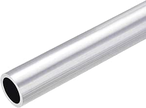 Sourcing Map Aluminium Rundrohr 21mm Außendurchmesser | 300mm Länge | Nahtlos 6063 Alu | Für DIY & Industrie