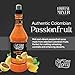 Casa Loma Premium Passionfruit Syrup – 750 ml Authentic Colombian Gourmet Artisan Crafted Syrup Sauce for Beverages, Desserts, Cooking & Mixology, Made with Real Fruit, Vegan, Non-GMO, and Gluten-Free
