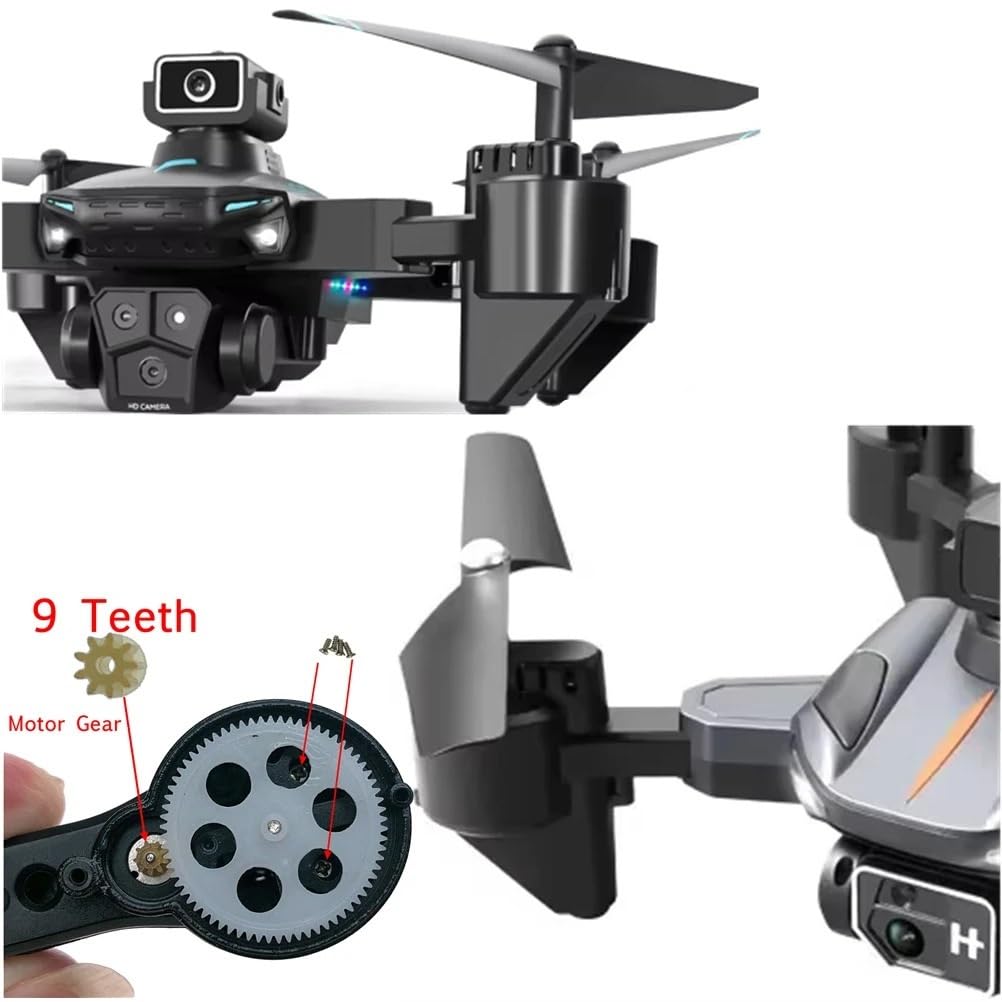 Kit ricambi quadricottero pieghevole P11s KY603pro KY605s | Scocche, bracci e eliche di ricambio semplificano riparazioni.(2Arms BladesGuard)