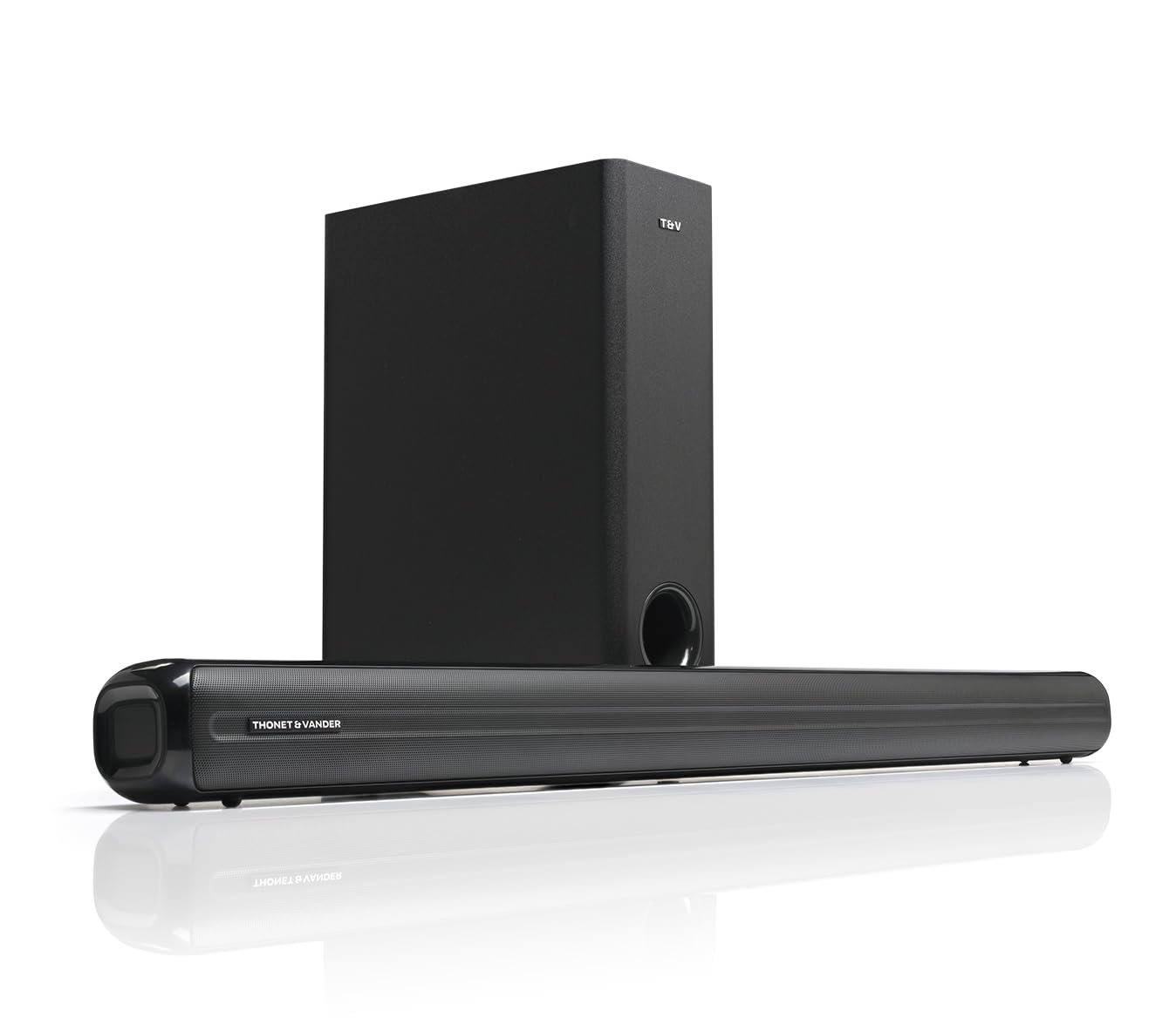 Thonet & Vander Kino 150W RMS Soundbar + Subwoofer 2.1 Hoparlör Bluetooth HDMI Uzaktan Kumanda