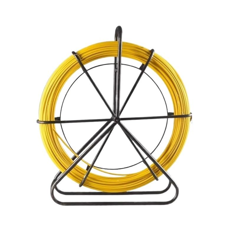 Máquina roscadora de cables eléctrica de 50m, cinta pasacables de fibra de vidrio de 5/6/8mm for tirar de cables y correr conductos(5mmx50m)