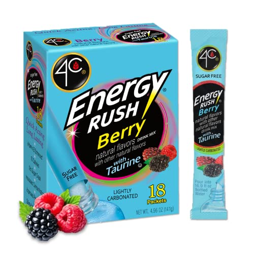 4C Energy Rush Berry Stix 18ct
