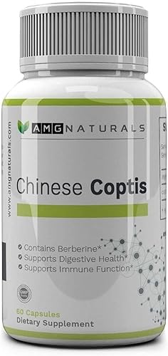 Miniatura 3 de Coptis chino (coptis chinensis) - Sin aglutinante, sin rellenos - Hierba entera potente Huang Lian Su - Hilo de oro 550 mg Berberina Coptisine - El