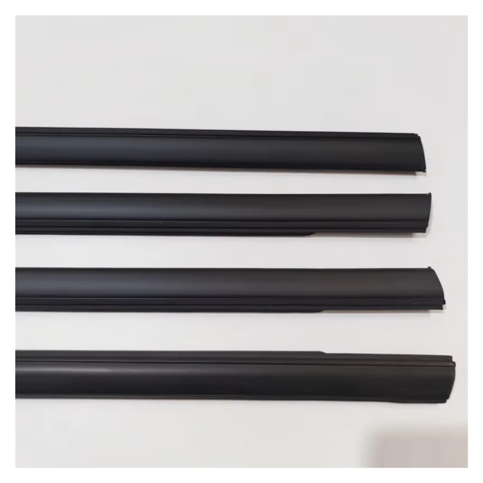Iukmrt One Color For Fiesta 2009-2014 Weatherstrip Glass Outer Laminate Protector 4 Pieces Window Rubber Car Door Seal Protector