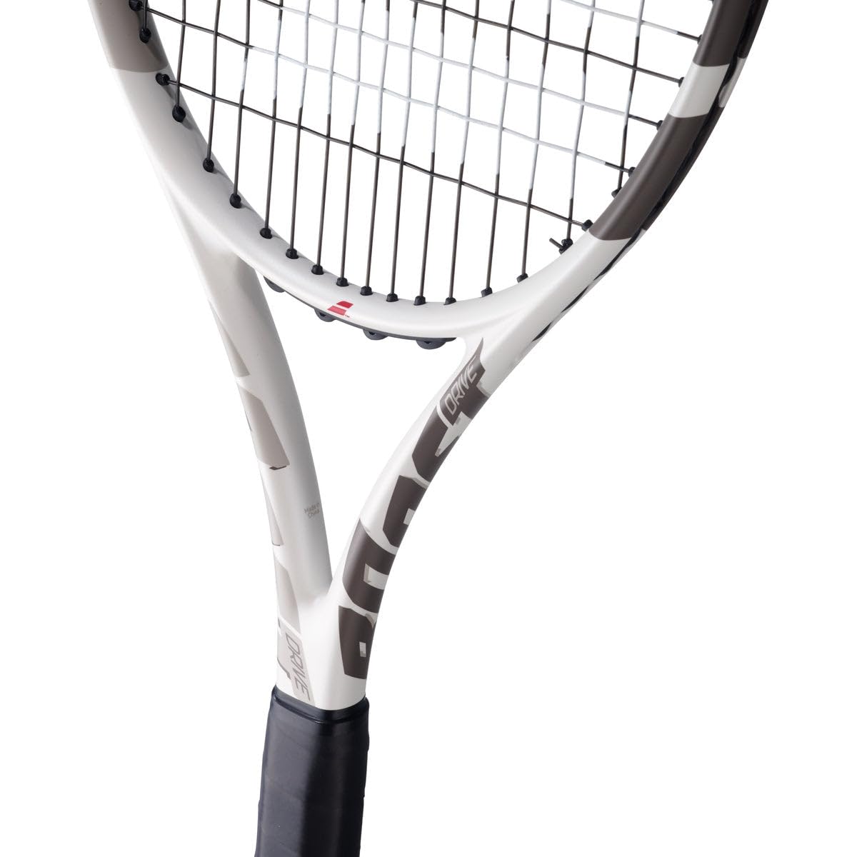 Babolat Boost Wimbledon - Raqueta de tenis con cuerdas, edición limitada, crema/marfil/beige oscuro, encordada con 16 g Babolat Syn Gut a tensión de rango medio