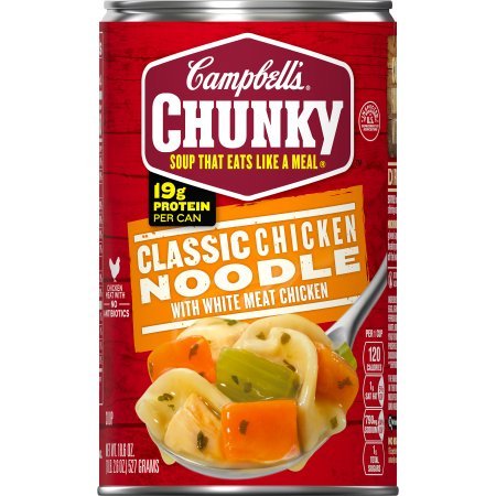Miniatura 2 de Campbell's Chunky Soup, fideos clásicos de pollo, 18.6 onzas (2 latas)