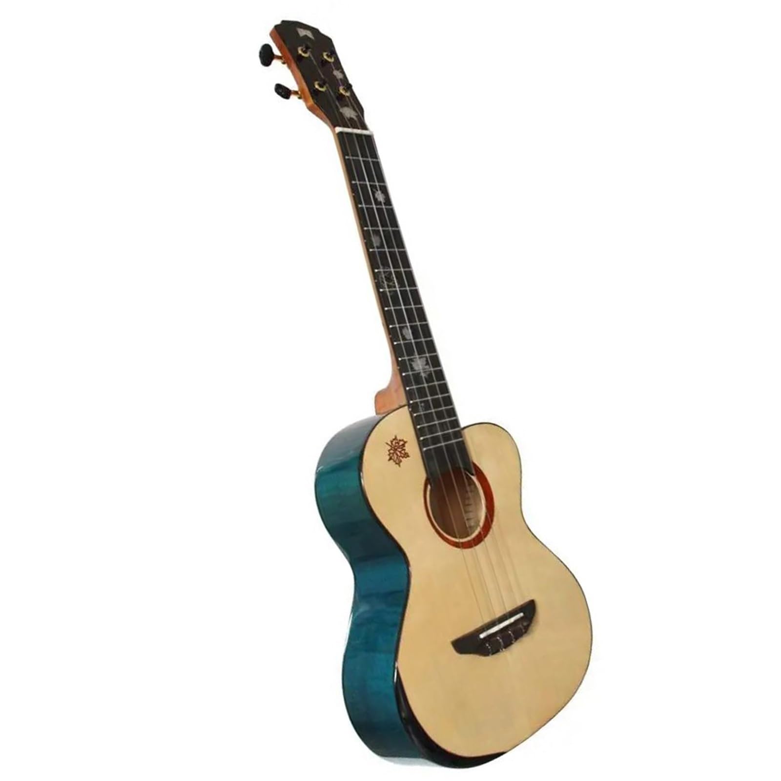 Profesjonalna Ukulele Ukulele Tenorowe Dla Początkujących 26 Cali Lite Drewno Świerkowe Wykończenie Na Wysoki Połysk Z Twardym Futerałem Tuner Pasek Kapodaster