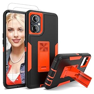 for Oneplus Nord N20 5G Case with Screen Protector [2 Packs] Heavy Duty Drop Protection Full Body Rugged Shockproof/Dust…