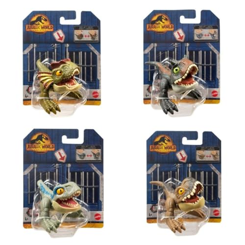 Jurassic World Wild Pop Ups Uncaged Set of 4 Figures