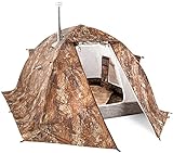 Russian-Bear Hot Tent with Stove Jack - Camping Hunting Ice Fishing Cold Weather Tent- All 4 Season Yurt Luxury Winter Tent
