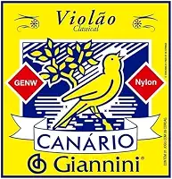Encordoamento Para Violão GENW Canário Nylon Médio GIANNINI