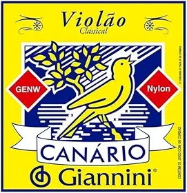 Encordoamento Para Violão GENW Canário Nylon Médio GIANNINI