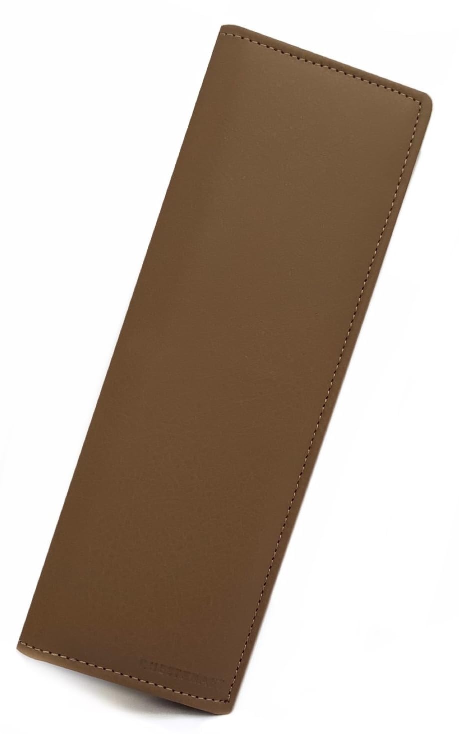 PU Leather Long Key Case Pouch Wallet Keychain Key Holder with 6 Hooks Zipper Closure (Tan-25.5 x 8.5 cm)