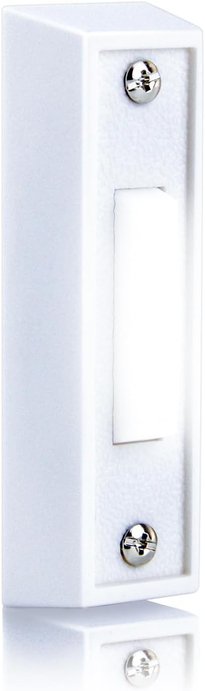 Lighted Doorbell Button, Wired Door Bell Push Button Replacement Door Bell Push Buttons LED Door Chime Wall Mounted Doorbell Switch Garage Doorbell Button (White Light) Lighted Doorbell Button, Wired Door Bell Push Button Replacement Door Bell Push Buttons LED Door Chime Wall Mounted Doorbell Switch Garage Doorbell Button (White Light)