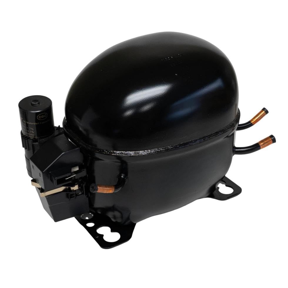 NF11FX R134a Hermetic Refrigeration Compressor for Secop, 1101 BTU LBP 4164 BTU HBP, Height 8.0 inches, Commercial refrigeration compressors Replace part NE2121Z NEK6187Z AEA2410YXA AEA4440YXA on Fridge.com