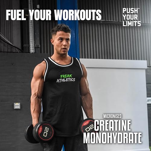 Creatine Monohydrate Powder 500g - 142 Servings of Premium Grade Creatine Monohydrate - UK MADE - Unflavoured Creatine Powder Scoop Included