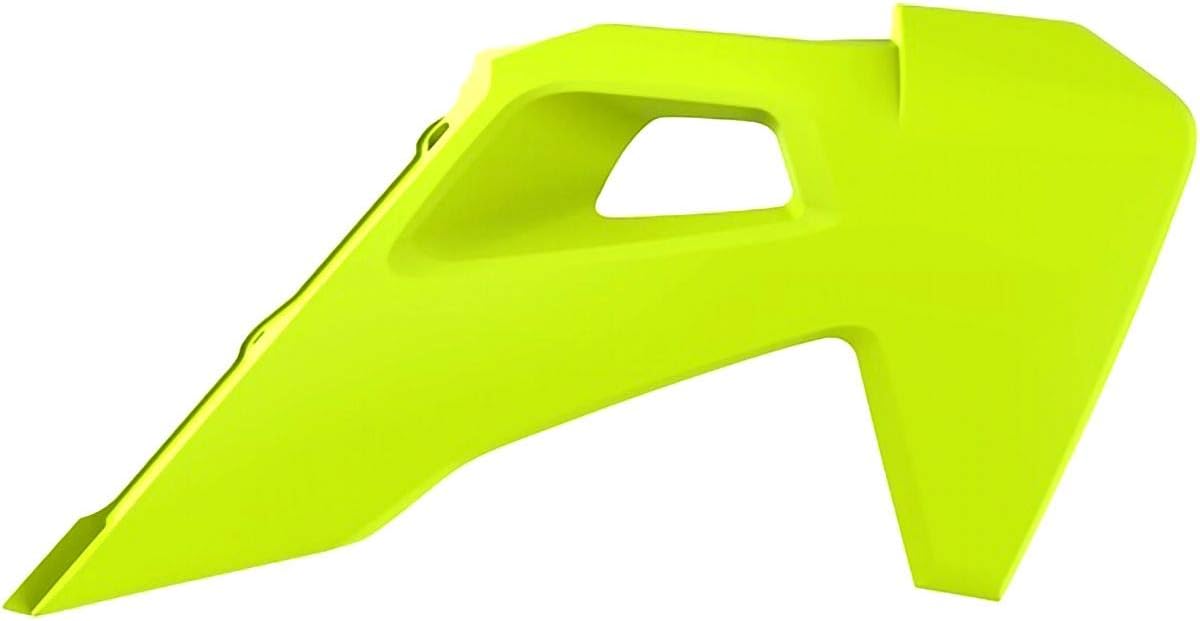 Polisport Radiator Shroud Set (FLO YELLOW) For 19-22 HUSQVARNA FC450HQ