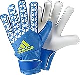 adidas Performance Ace Junior Goalie Gloves, Shock Blue/Semi Solar Slime/White, 4