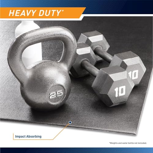 Image of Marcy Fitness Equipment Mat and Floor Protector Compatible for Treadmills, Elliptical, Exercise Bikes, Stationary Cycles and Accessories