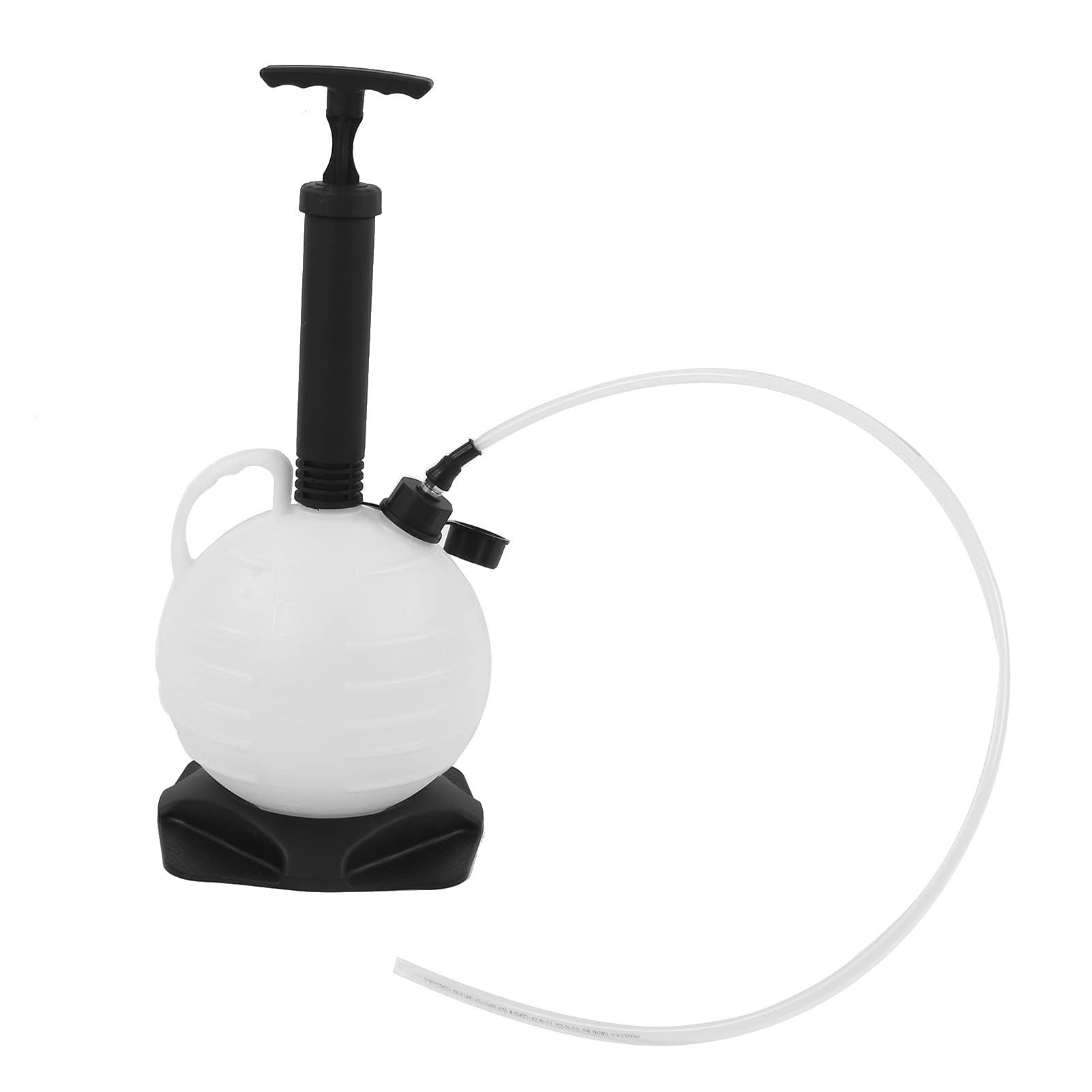 Extractor de Aceite Manual 6L, Bomba de Fluido de Plástico para Automóvil Motocicleta Cortacésped Motor Marino, con Depósito de 6 litros para Extracción de Aceite de Freno