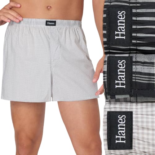 Hanes Ultimate Men's Underwear Boxers Pack, 3-Pack, Originals Ultimate Cotton-Stretch Boxers for Men, Moisture-Wicking - image 7