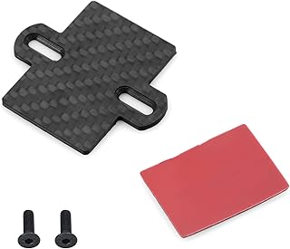 2024 1 Set Carbon Fiber ESC Mounting Fixing Plate with Screws for TRAXXAS Slash 4WD 2WD RC Car