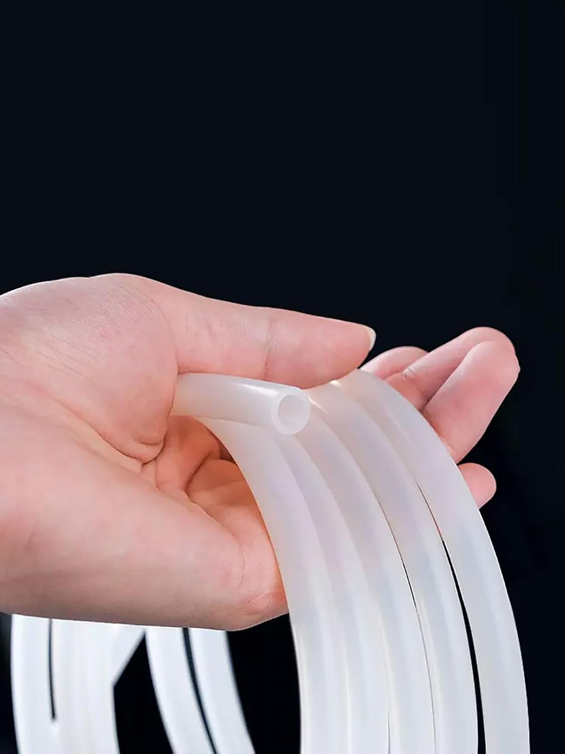 COYOUCO 9Mm ID Silicone Tubing, 5M Length Food Grade Pure Silicone Hoses, High Temp Tube for Home Brewing, Wine Making,9 * 15mm